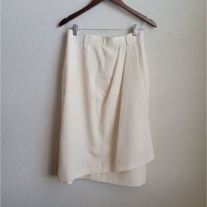 Evan Picone Vintage Cream Skirt
